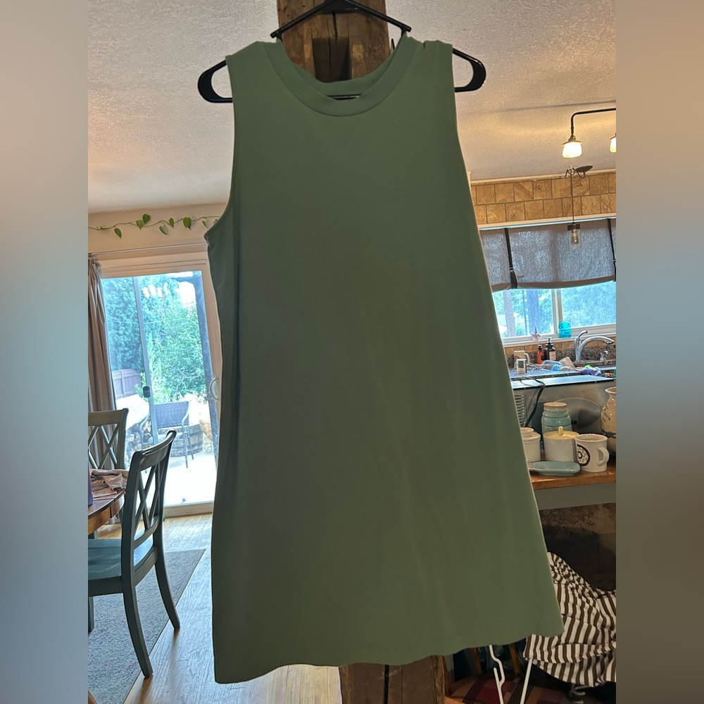 A New Day Green Sleeveless Tank Dress